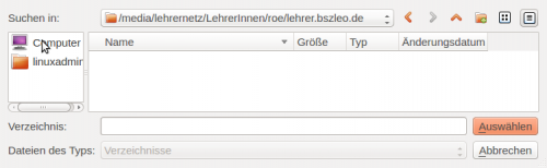 Serververzeichnis Lehrercloud 2